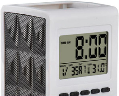 

Power Plus Digital White Clock
