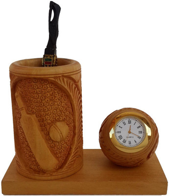 

DivineCrafts Analog Brown Clock