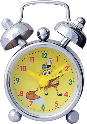 

Super Drool Analog Silver Clock