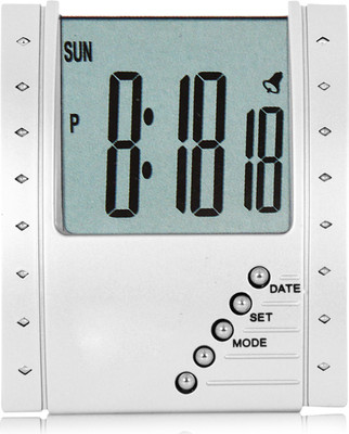 

Fieesta Digital Silver Clock