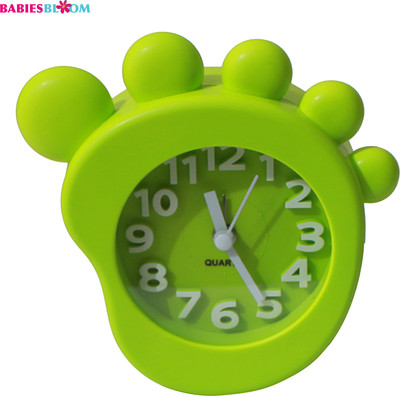 

Babies Bloom Analog Green Clock