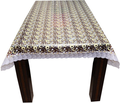 

The Trendy Printed 4 Seater Table Cover(Multicolor, PVC)