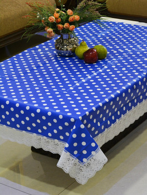 

Freely Polka 6 Seater Table Cover(Multicolor, PVC)