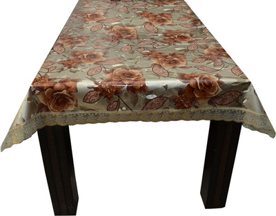 

The Trendy Floral 4 Seater Table Cover(Multicolor, PVC)