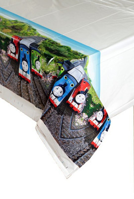 Funcart Printed 4 Seater Table Cover(Multicolor, Plastic)