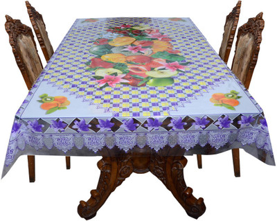 

The Trendy Printed 8 Seater Table Cover(Multicolor, PVC)
