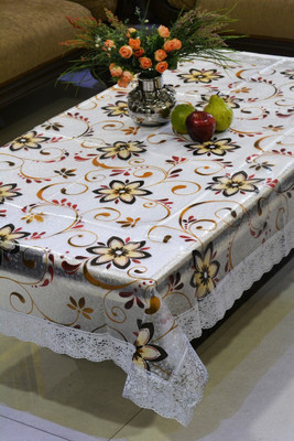 

Freely Floral 8 Seater Table Cover(Multicolor, PVC)
