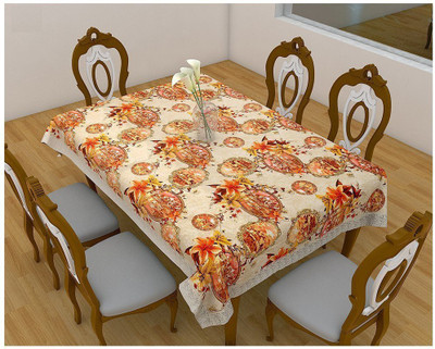 

Rajri Decor Printed 6 Seater Table Cover(Multicolor, PVC)