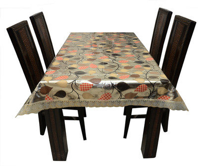 

The Trendy Floral 6 Seater Table Cover(Multicolor, PVC)
