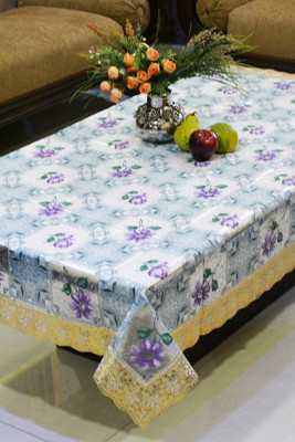 

Freely Floral 6 Seater Table Cover(Multicolor, PVC)