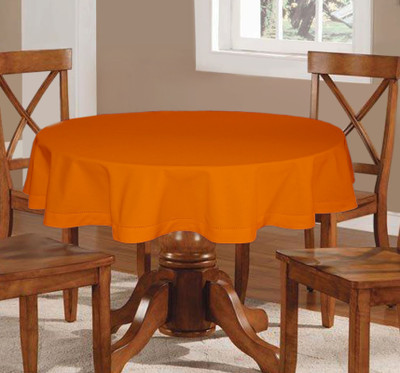 

Lushomes Solid 6 Seater Table Cover(Orange, Cotton)