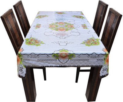 

The Trendy Printed 6 Seater Table Cover(Multicolor, PVC)