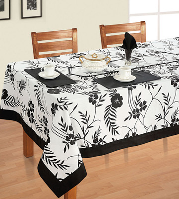 

Swayam Printed 12 Seater Table Cover(Black, White, Cotton)