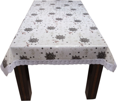 

The Trendy Floral 4 Seater Table Cover(Multicolor, PVC)