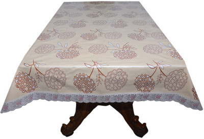 

The Trendy Floral 4 Seater Table Cover(Multicolor, PVC)