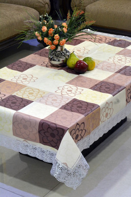 

Freely Checkered 6 Seater Table Cover(Multicolor, PVC)