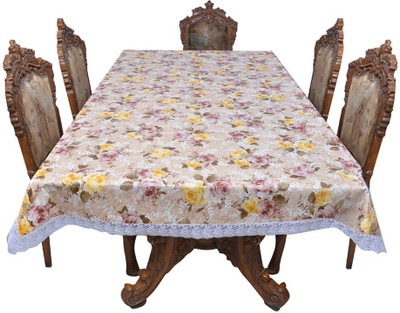 

The Trendy Printed 4 Seater Table Cover(Multicolor, PVC)