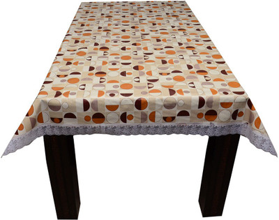 

The Trendy Printed 4 Seater Table Cover(Multicolor, PVC)