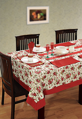 

Swayam Printed 6 Seater Table Cover(Multicolor, Cotton)
