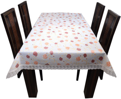 

The Trendy Floral 6 Seater Table Cover(Multicolor, PVC)
