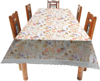 

The Trendy Printed 8 Seater Table Cover(Multicolor, PVC)