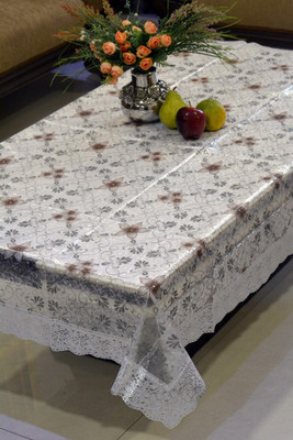 

Freely Floral 6 Seater Table Cover(Multicolor, PVC)
