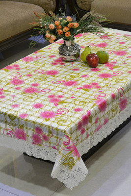

Freely Floral 6 Seater Table Cover(Multicolor, PVC)