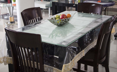 

Rajri Decor Solid 6 Seater Table Cover(Transparent, Vinyl)