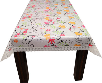 

The Trendy Printed 4 Seater Table Cover(Multicolor, PVC)
