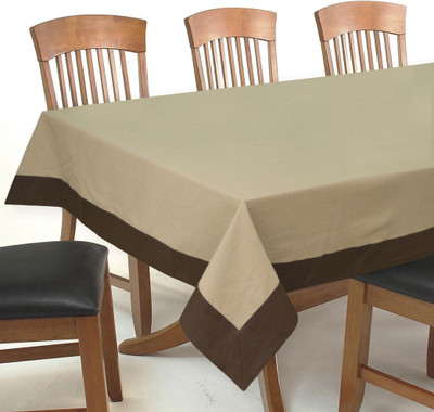 

Elan Solid 4 Seater Table Cover(Beige, Cotton)