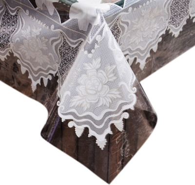 

The Trendy Printed 6 Seater Table Cover(Multicolor, PVC)