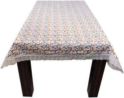 

The Trendy Printed 4 Seater Table Cover(Multicolor, PVC)
