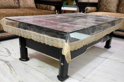 

Rajri Decor Solid 2 Seater Table Cover(Multicolor, PVC)