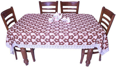 

E-Retailer Floral 6 Seater Table Cover(Multicolor, PVC)