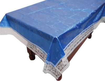 

E-Retailer Geometric 4 Seater Table Cover(Blue, PVC)
