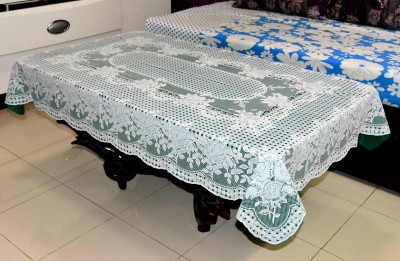 

Katwa Clasic Floral 2 Seater Table Cover(Green, PVC)