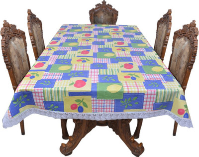 

Rajri Decor Printed 6 Seater Table Cover(Multicolor, PVC)