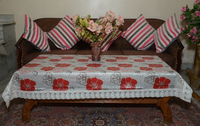 

Rajri Decor Printed 4 Seater Table Cover(Multicolor, Vinyl)