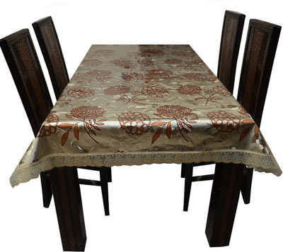 

The Trendy Floral 8 Seater Table Cover(Multicolor, PVC)