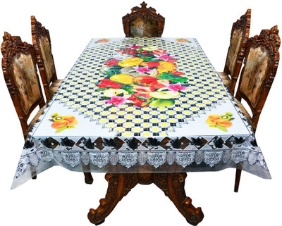 

The Trendy Printed 8 Seater Table Cover(Multicolor, PVC)