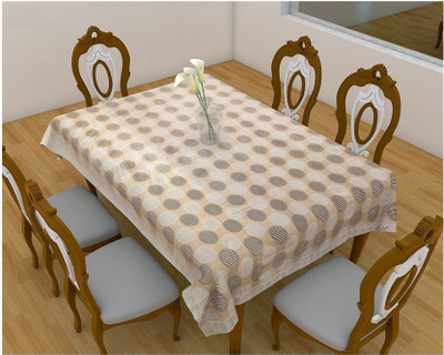 

Rajri Decor Printed 6 Seater Table Cover(Multicolor, PVC)