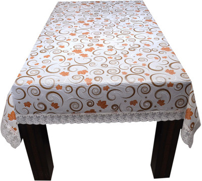 

The Trendy Floral 4 Seater Table Cover(Multicolor, PVC)