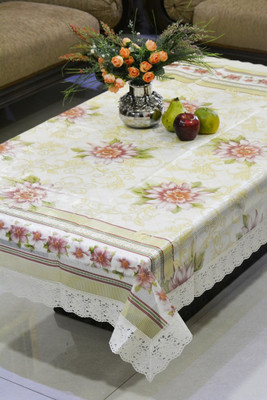 

Freely Floral 8 Seater Table Cover(Multicolor, PVC)