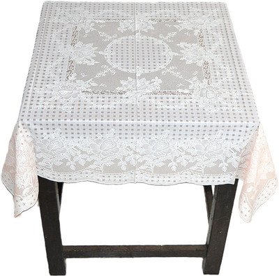 

Katwa Clasic Floral 2 Seater Table Cover(Peach, PVC)
