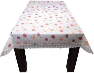 

The Trendy Floral 4 Seater Table Cover(Multicolor, PVC)