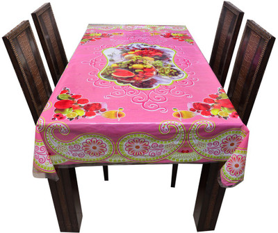 

The Trendy Printed 6 Seater Table Cover(Multicolor, PVC)