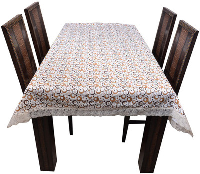 

The Trendy Printed 6 Seater Table Cover(Multicolor, PVC)
