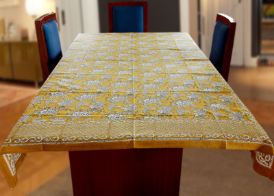 

Coco Bee Floral 6 Seater Table Cover(Multicolor, Cotton)