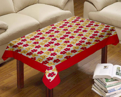 

Lushomes Printed 4 Seater Table Cover(Multicolor, Cotton)