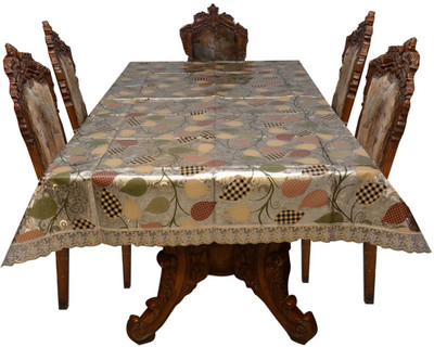 

The Trendy Printed 8 Seater Table Cover(Multicolor, PVC)